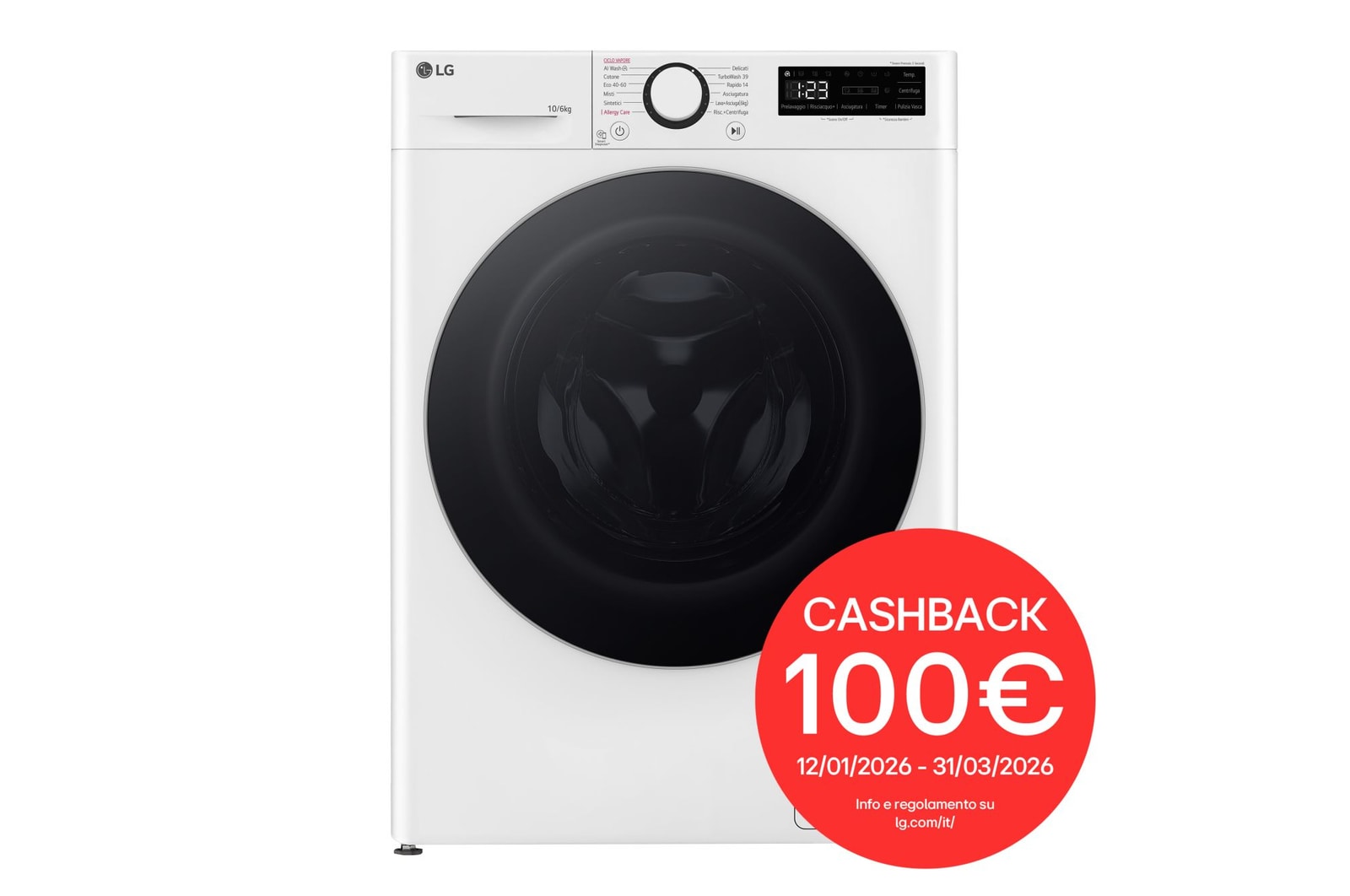 Foto frontale lavasciuga D4R5010TSWS